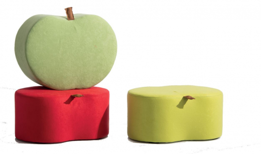 Apfel Sitzhocker