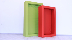 Schaumstoff Bett 114 x 64 cm